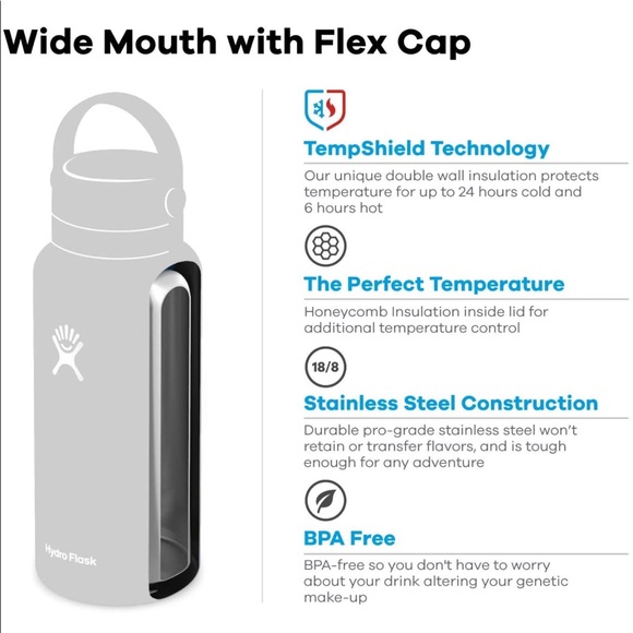 NWT Green Hydro Flask Water Bottle 32oz - Picture 4 of 6